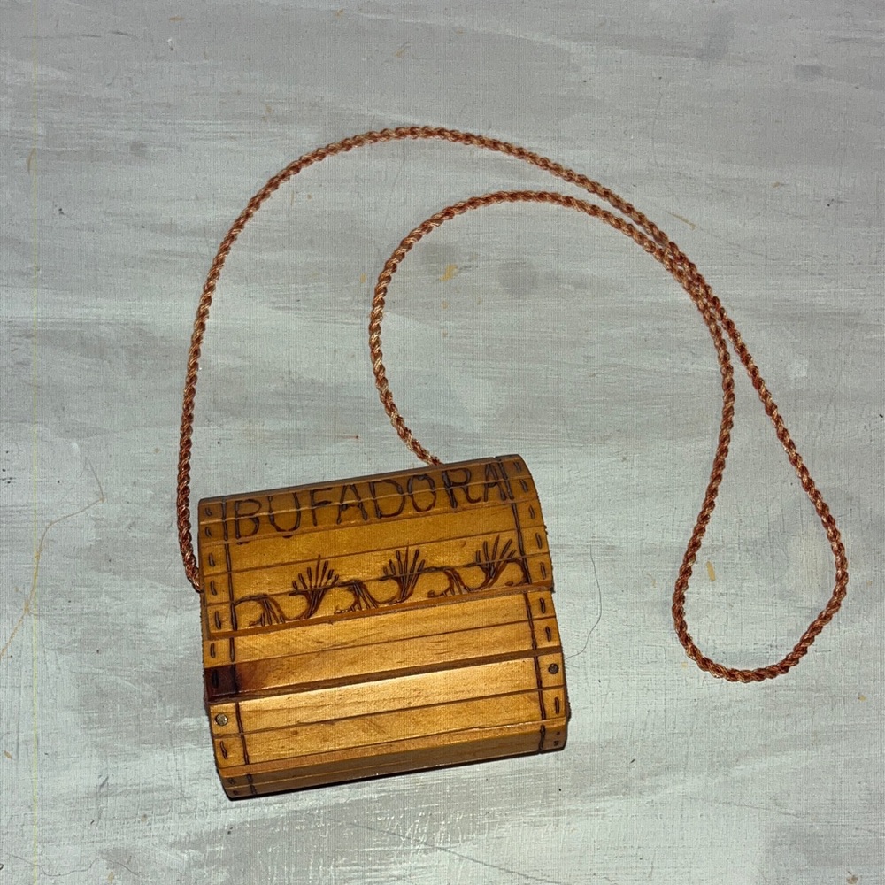 Small Wooden Purse
